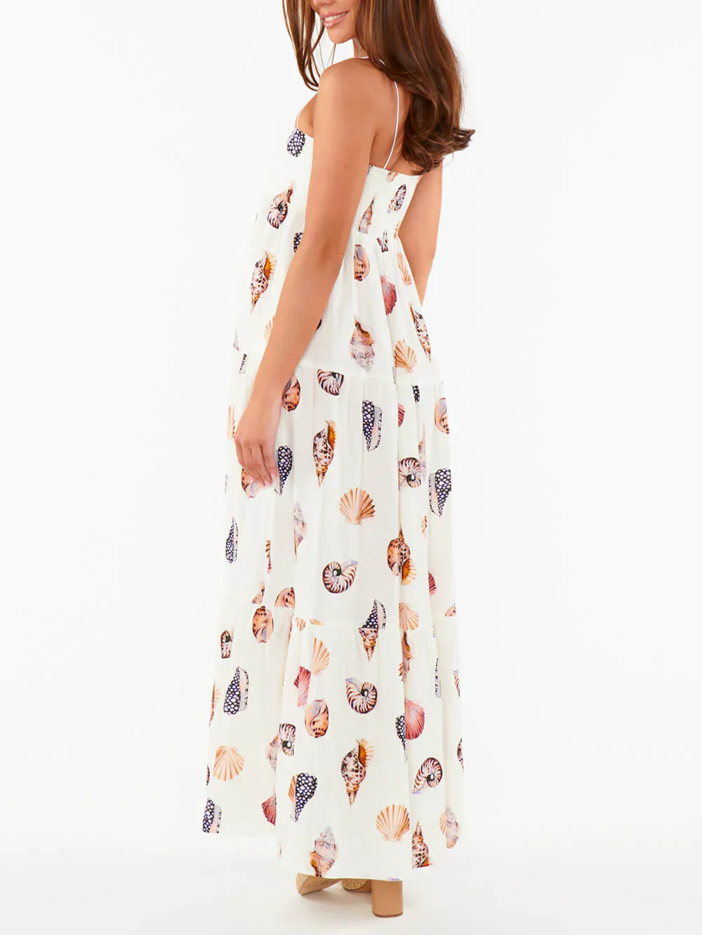 Jaselle – Stilvolles Maxikleid mit Muschel-Print - Image 2