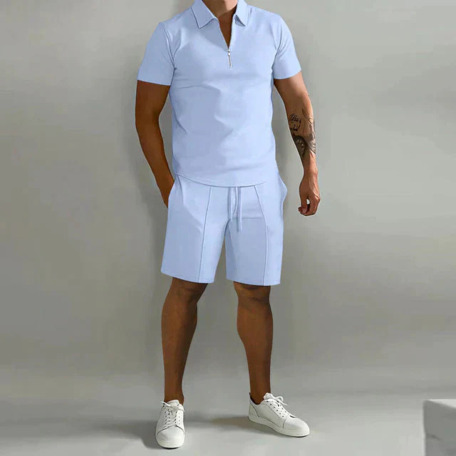 Jason- Kurzarmhemd und Shorts Set für Herren - Image 2