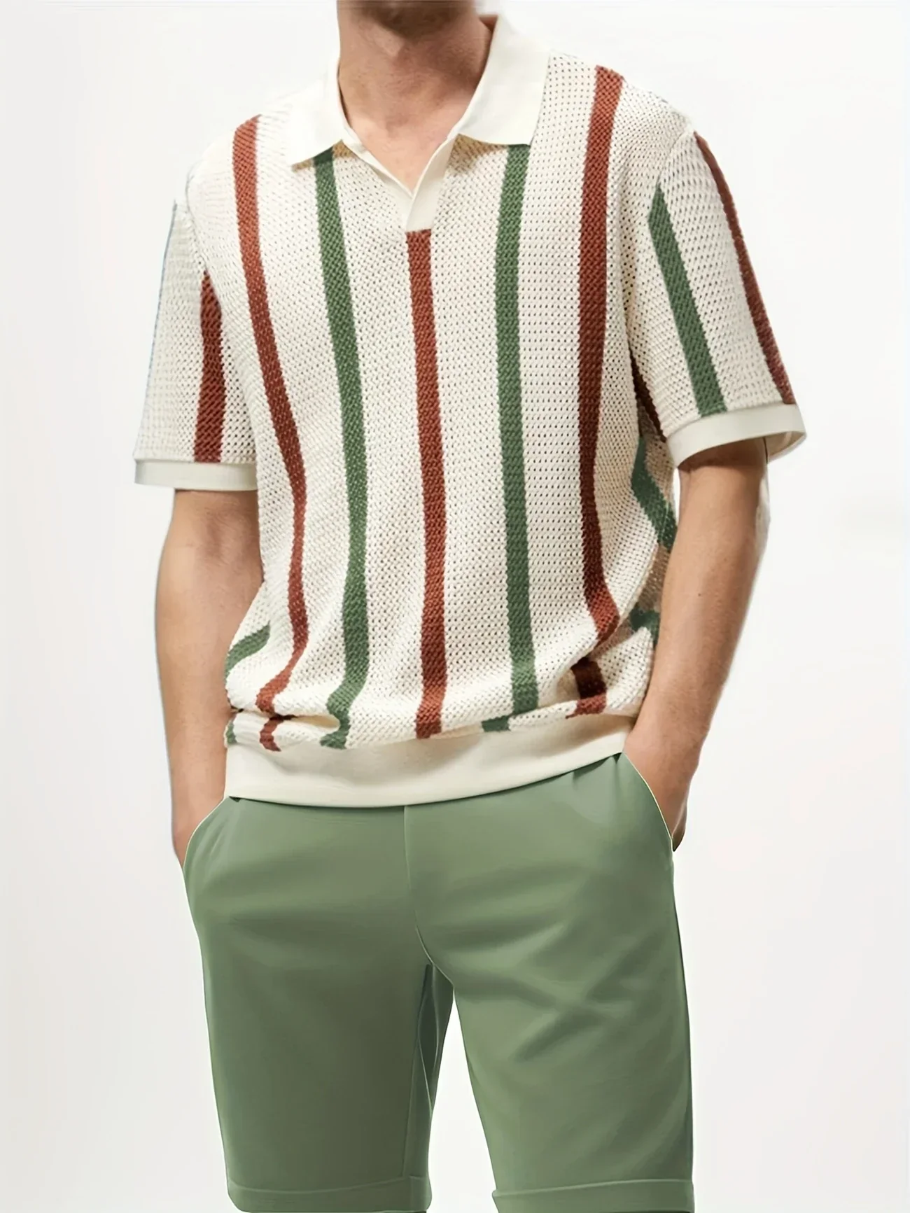 Jasper- Kurzarmhemd und Shorts Set für Herren - Image 2