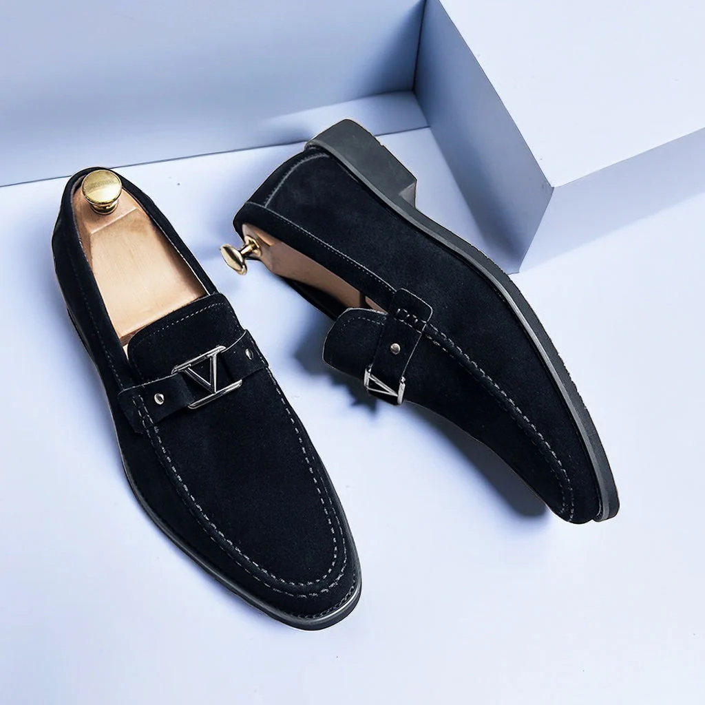 Javier – Elegante Herren Loafer mit Zierschließe - Image 4