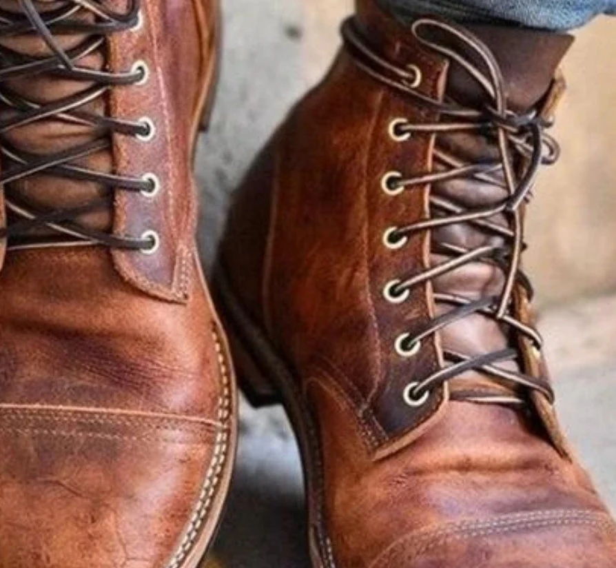 Javier – Klassische Herren Schnürstiefel mit markanter Zehenkappe - Image 3