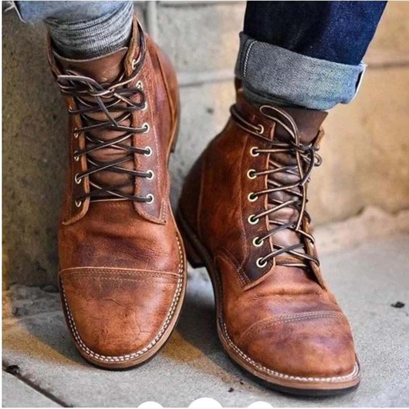Javier – Klassische Herren Schnürstiefel mit markanter Zehenkappe - Image 5