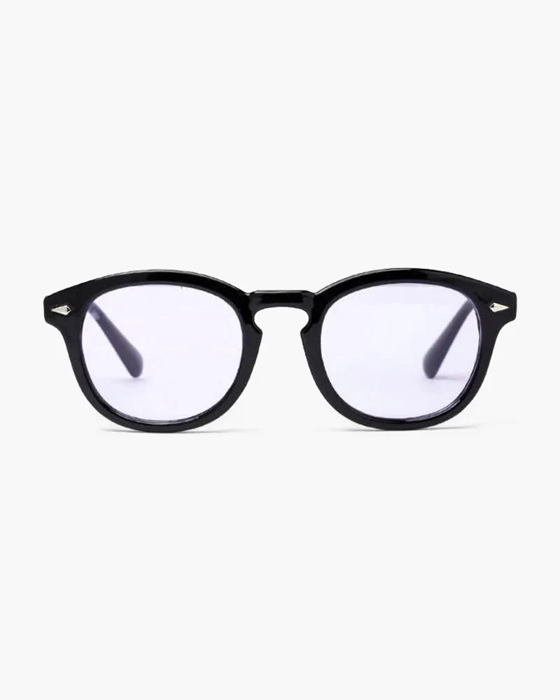 Jayden | Schwarzer Rahmen Runde Sonnenbrille für Männer - Image 3