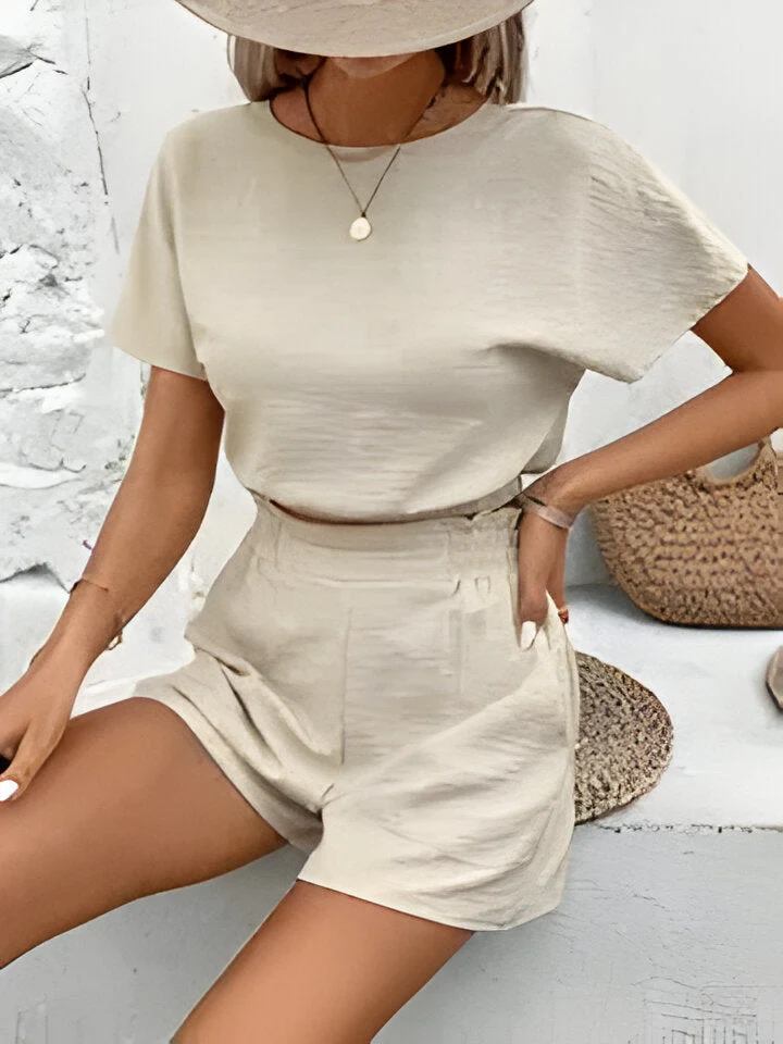 Jazlyn | Festes Shorts-Set mit elastischer Taille - Image 4