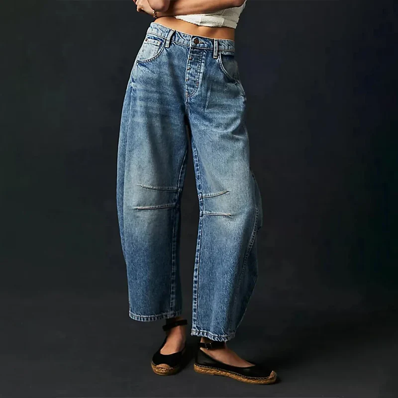 Jeans mit weitem Bein für Damen - Image 7