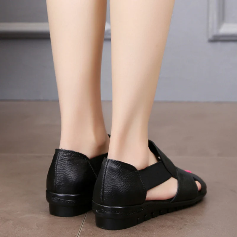 Jeralyn - Zeitlose Komfort-Ledersandalen - Image 3