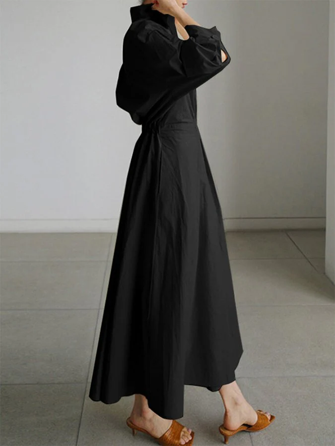 Jessica Damen Tailliertes Hemd Maxi Kleid - Image 4