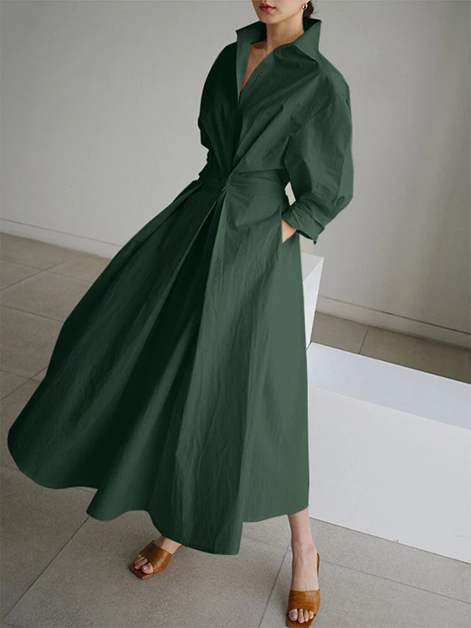 Jessica Damen Tailliertes Hemd Maxi Kleid - Image 5