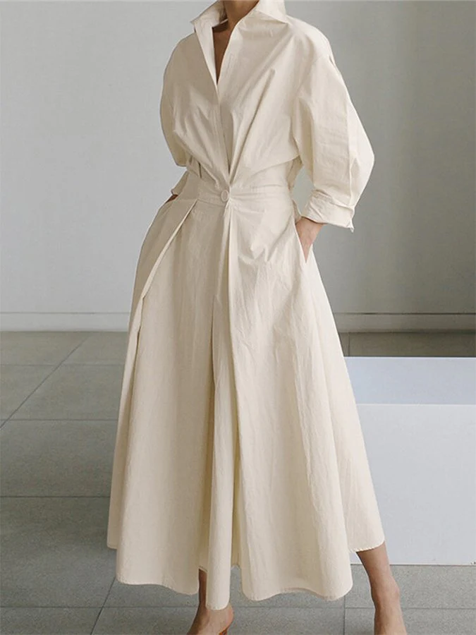 Jessica Damen Tailliertes Hemd Maxi Kleid - Image 6