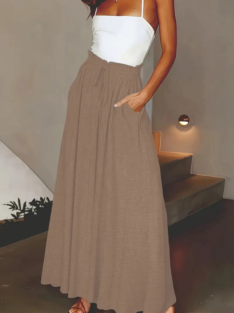 Jewel – Maxi-Palazzohose mit hoher Taille und weitem Bein - Image 15