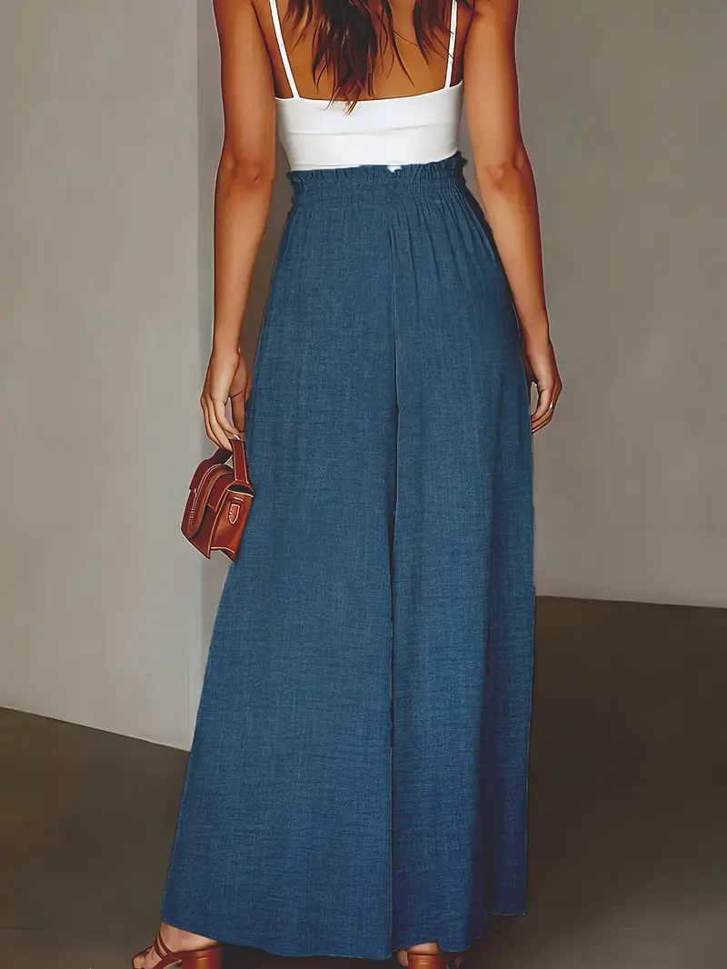 Jewel – Maxi-Palazzohose mit hoher Taille und weitem Bein - Image 4