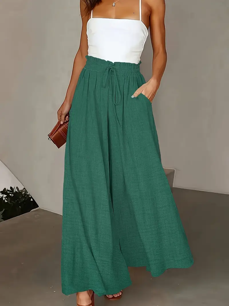 Jewel – Maxi-Palazzohose mit hoher Taille und weitem Bein - Image 5