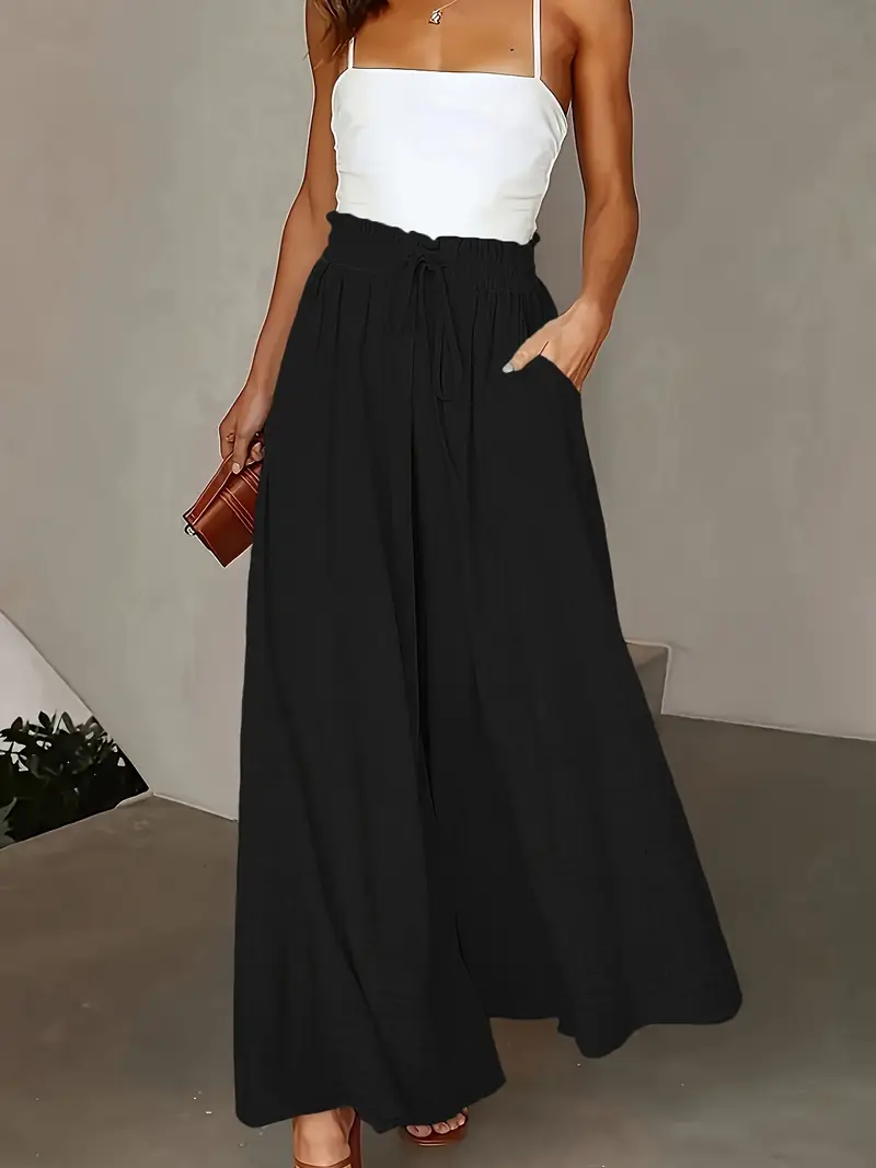 Jewel – Maxi-Palazzohose mit hoher Taille und weitem Bein - Image 7