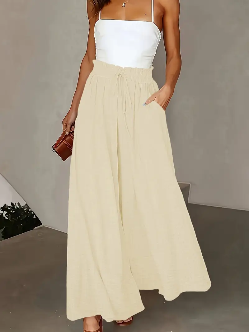 Jewel – Maxi-Palazzohose mit hoher Taille und weitem Bein - Image 9