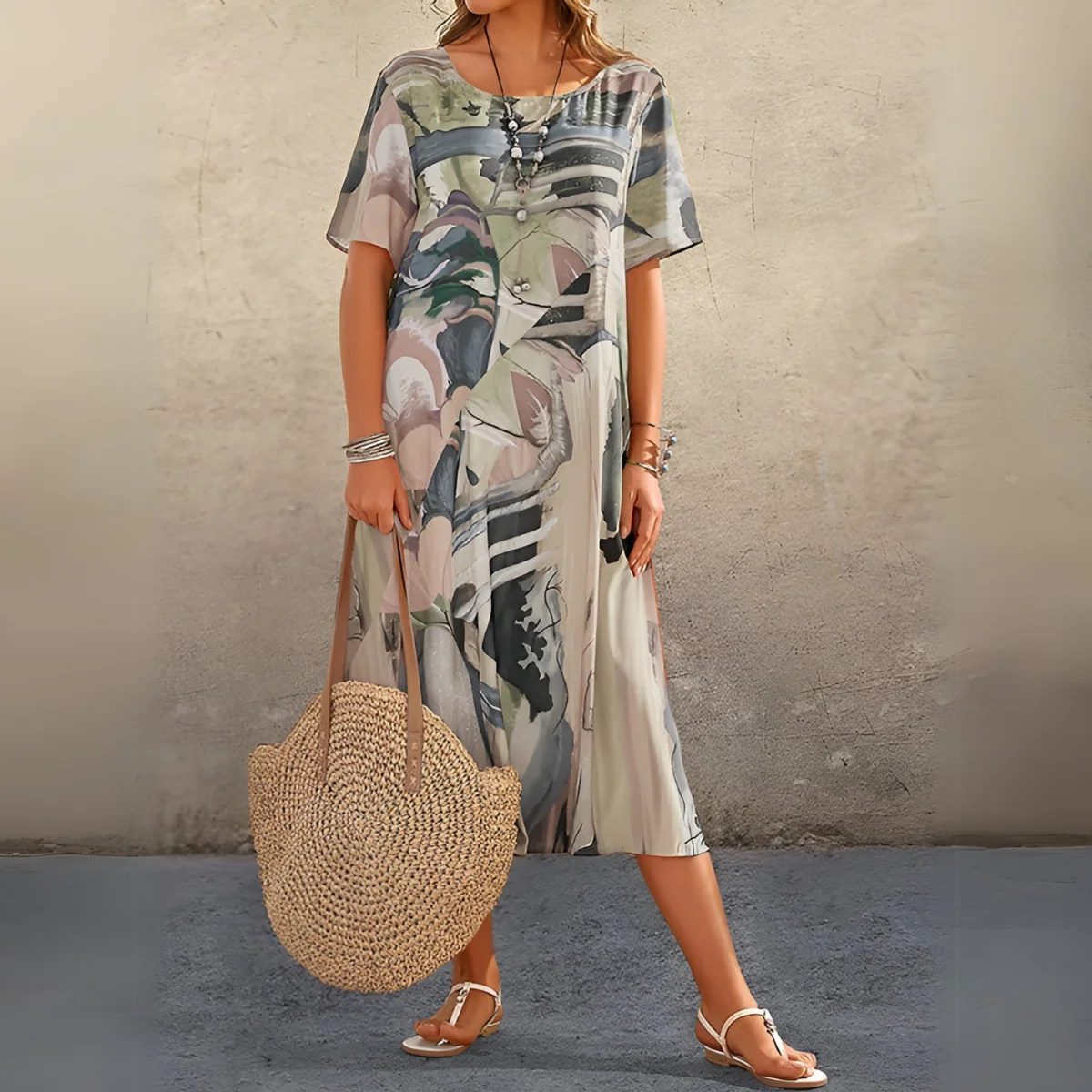 Joelle | Fließendes und elegantes Blumenkleid - Image 5