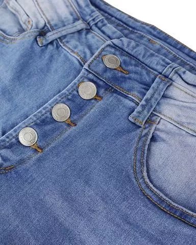 Jonah – High-Waist-Jeans mit Knopfleiste und Schlag - Image 7