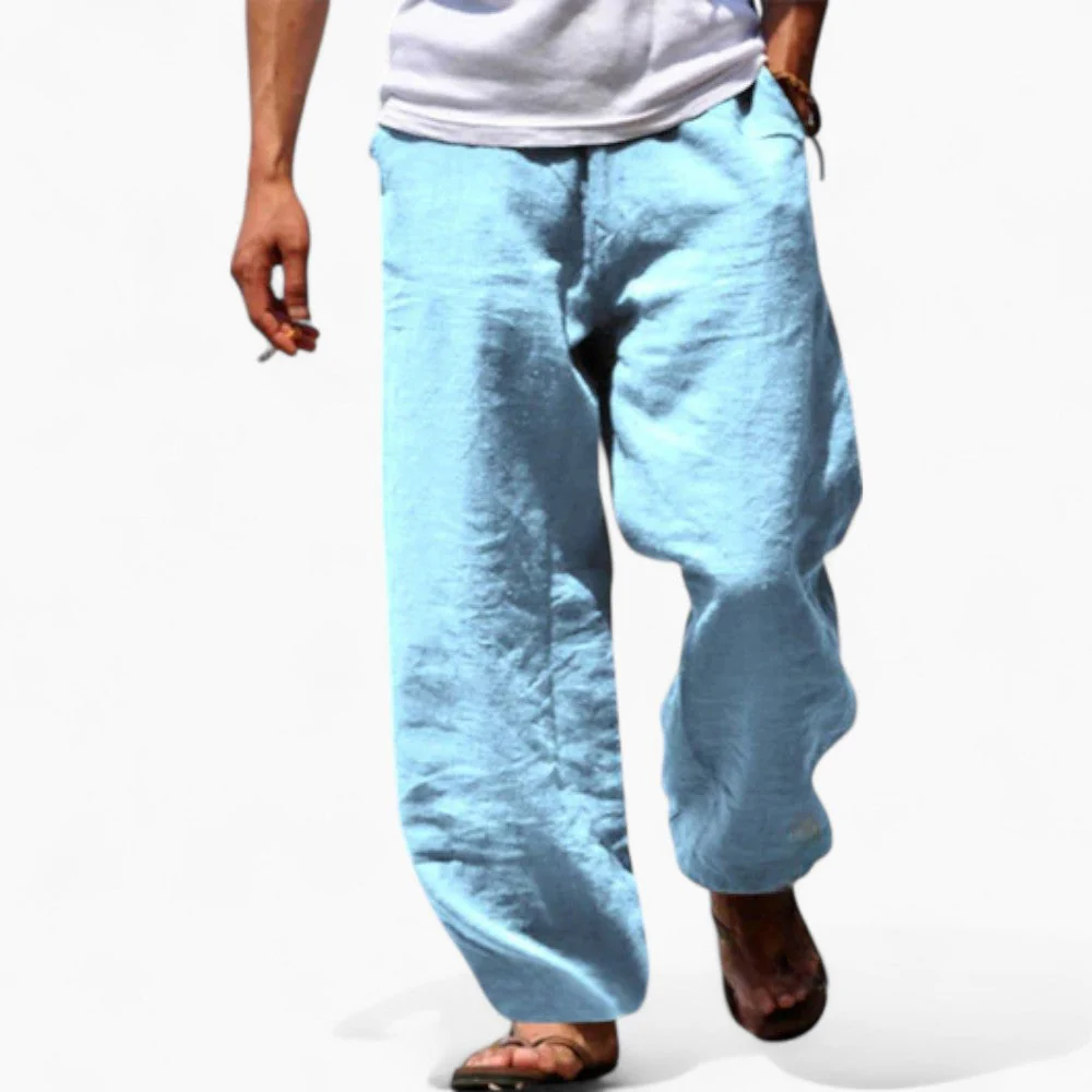 Jonas | Leichte locker sitzende Sommerhose aus Leinen - Image 2
