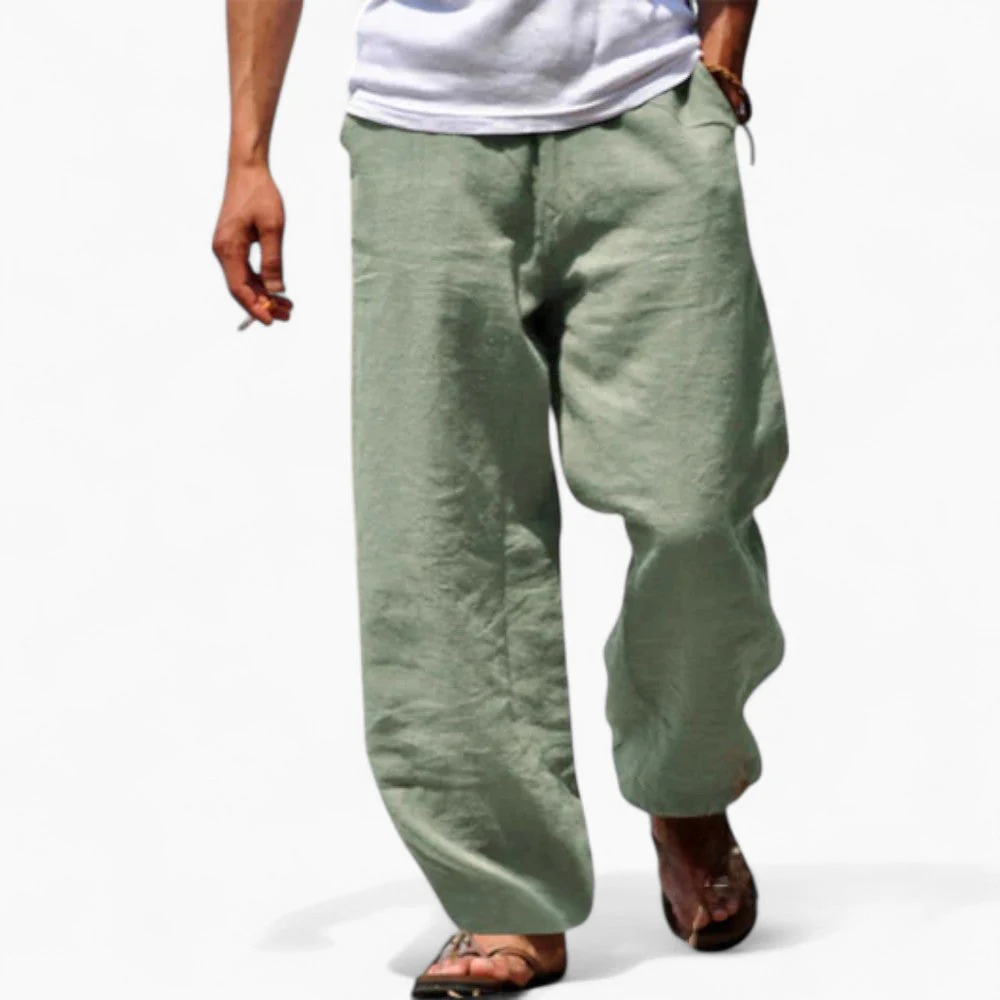 Jonas | Leichte locker sitzende Sommerhose aus Leinen - Image 3