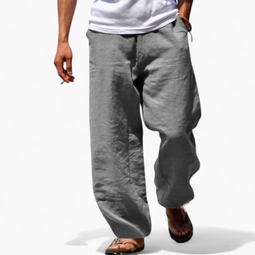 Jonas | Leichte locker sitzende Sommerhose aus Leinen - Image 4