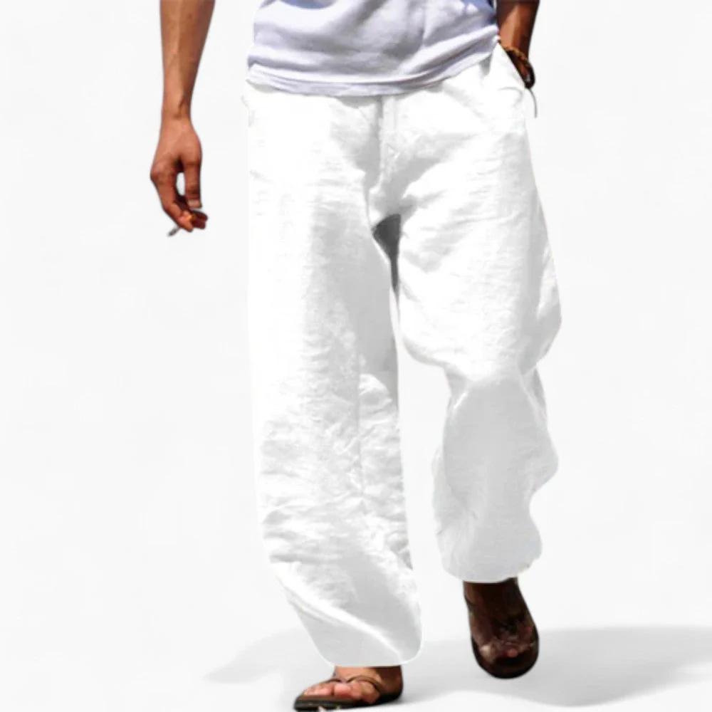 Jonas | Leichte locker sitzende Sommerhose aus Leinen - Image 5