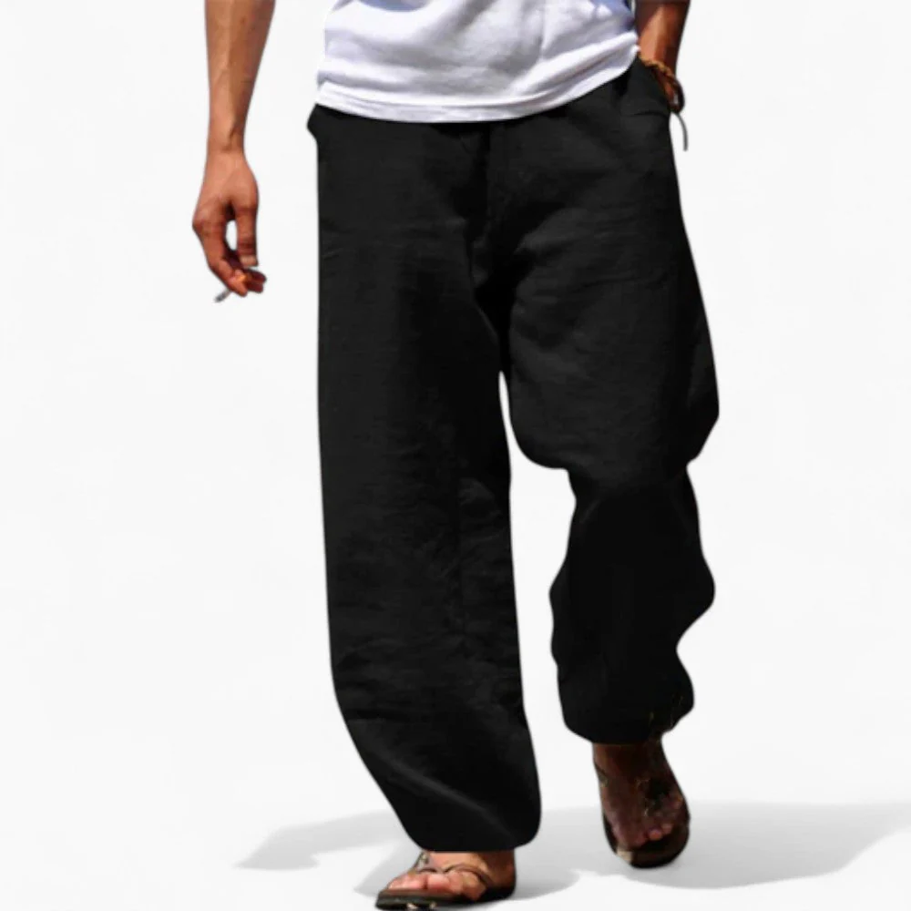 Jonas | Leichte locker sitzende Sommerhose aus Leinen - Image 6