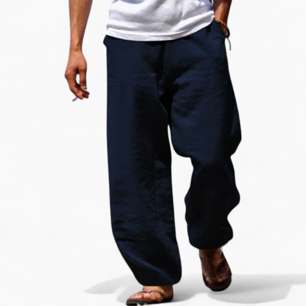Jonas | Leichte locker sitzende Sommerhose aus Leinen - Image 7