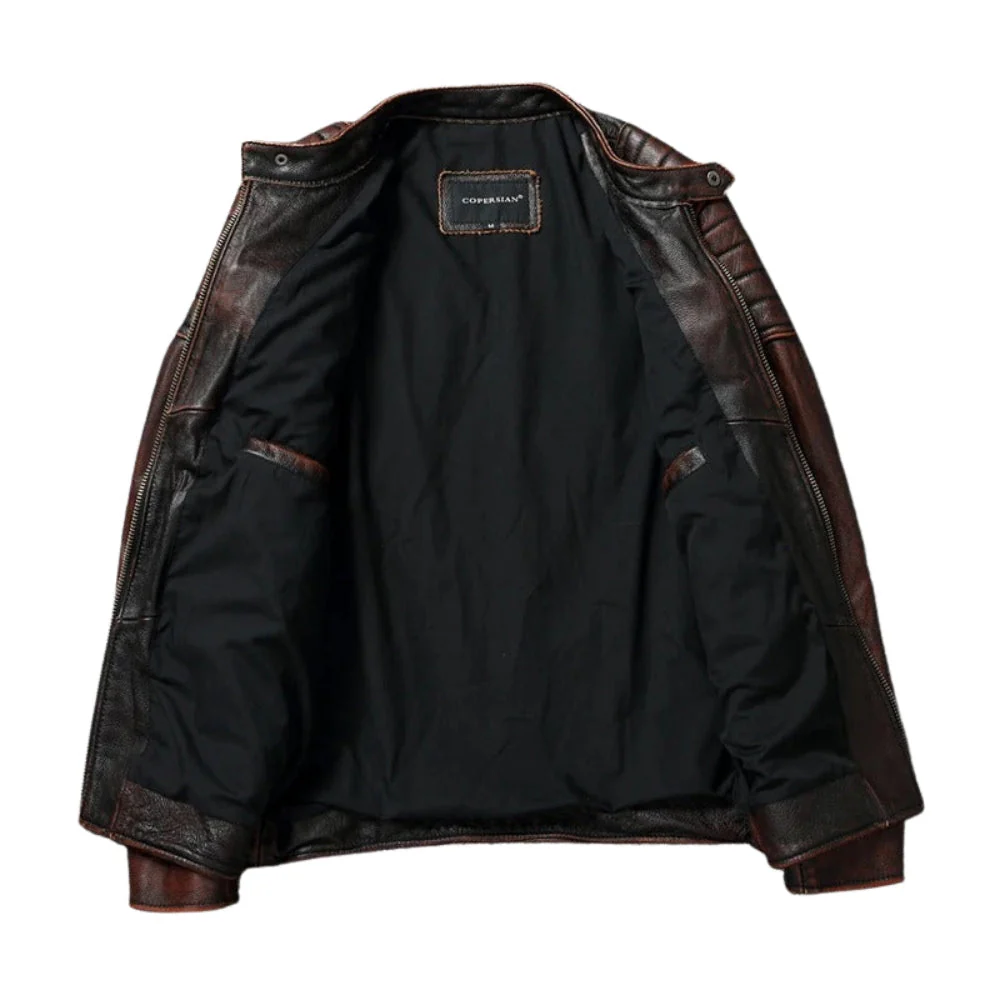 Jorge – Lederjacke Mit Frontreißverschluss - Image 2