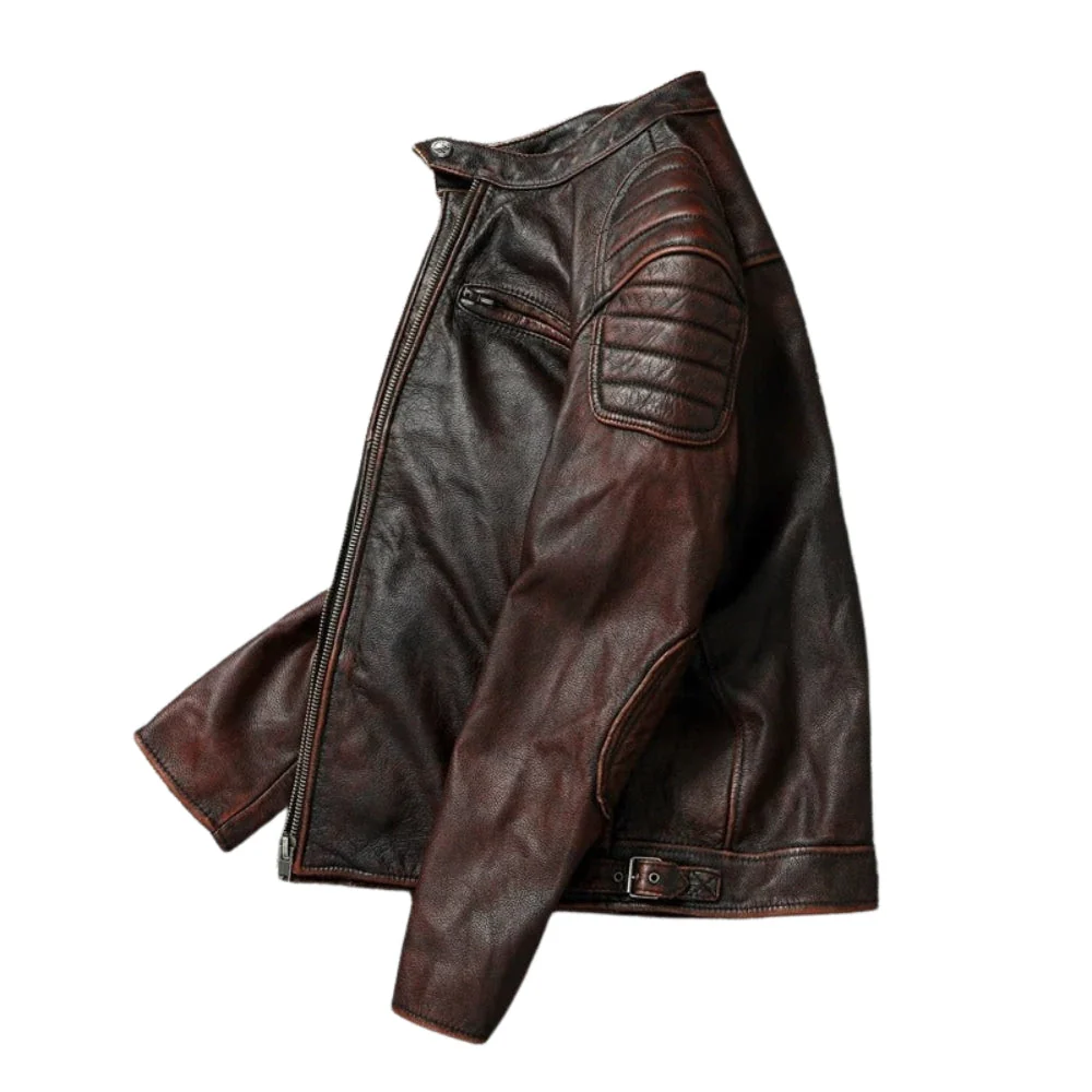 Jorge – Lederjacke Mit Frontreißverschluss - Image 3