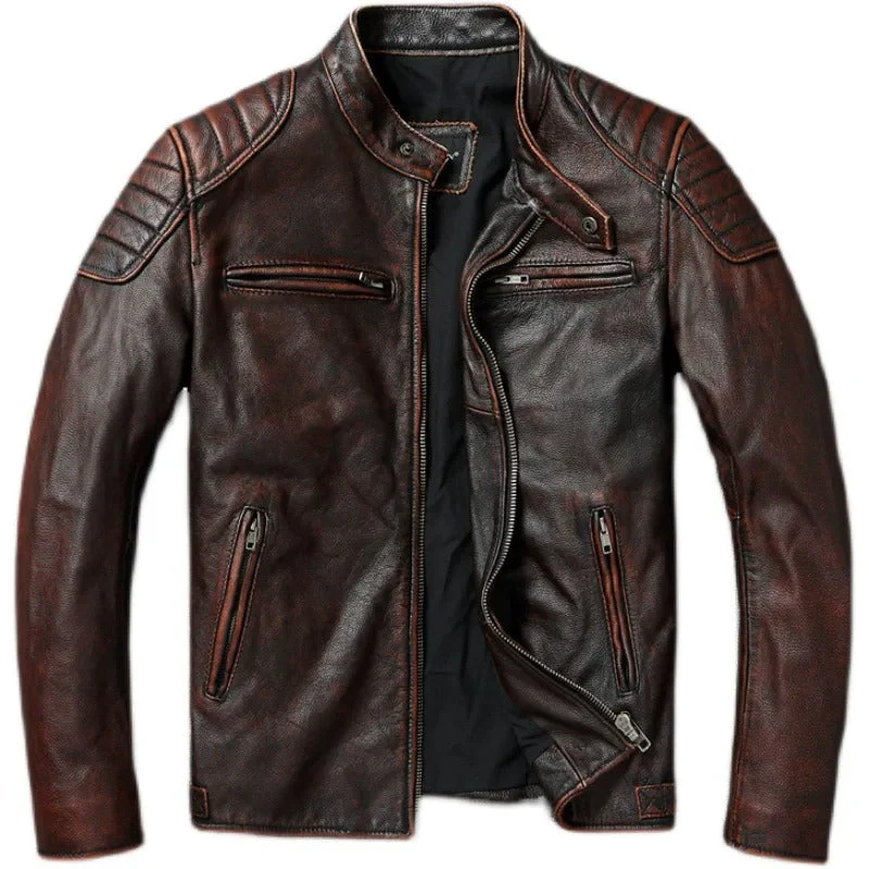 Jorge – Lederjacke Mit Frontreißverschluss - Image 6