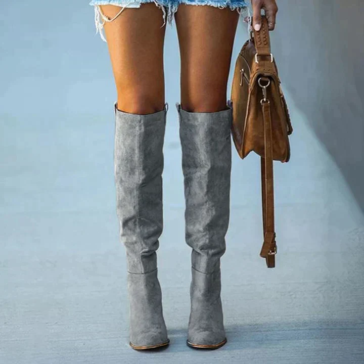 Julia | Trendige Damen-Stiefel mit Blockabsatz - Image 2