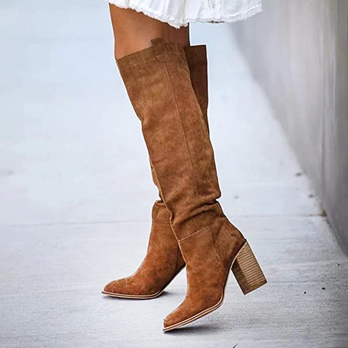 Julia | Trendige Damen-Stiefel mit Blockabsatz - Image 8