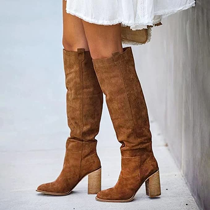 Julia | Trendige Damen-Stiefel mit Blockabsatz - Image 9