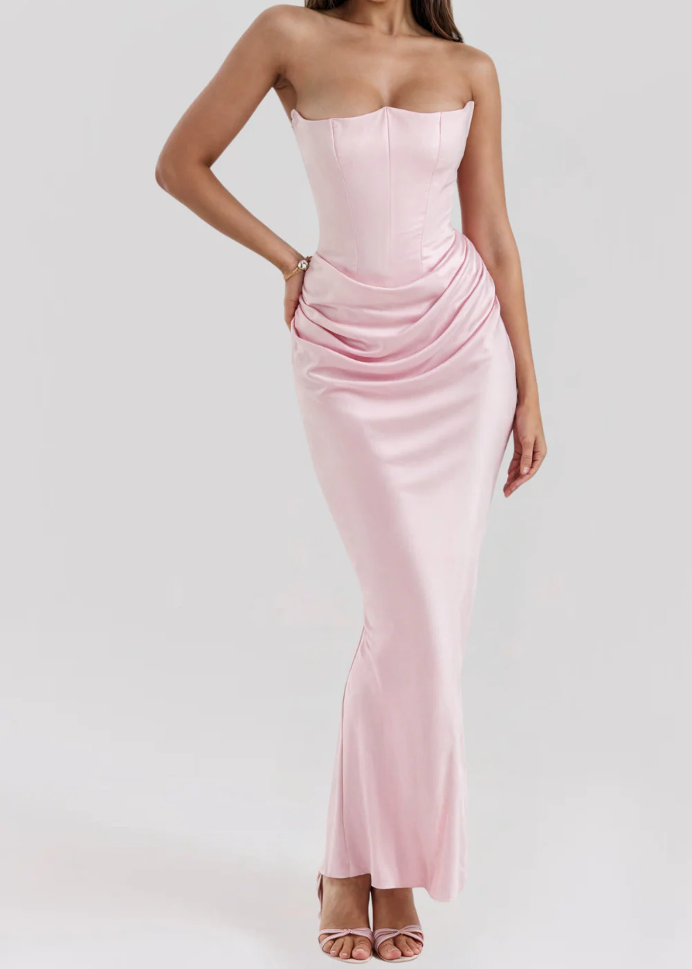 JULIET | Trägerloses Maxikleid - Image 9