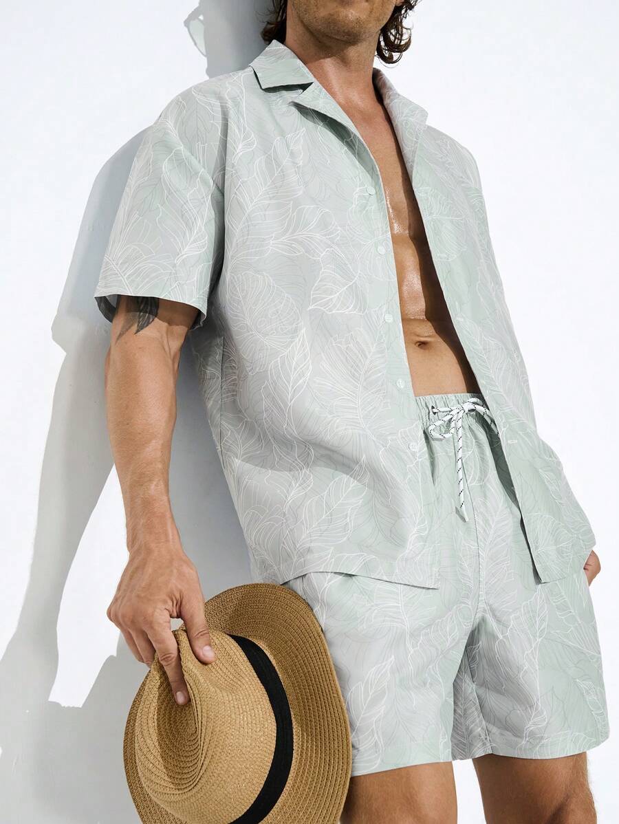 Julius – Strand Outfit Herren Kurzarmshirt Und Shorts Set - Image 6