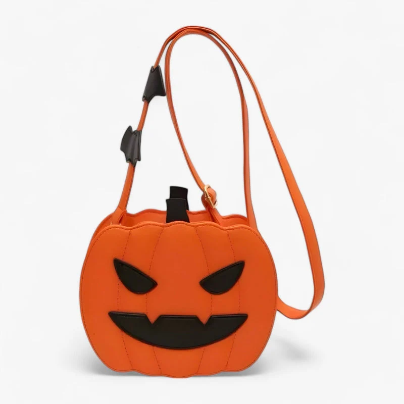 Juna Halloween Kürbis-Umhängetasche – Verstellbarer Riemen & festliches Design - Image 3