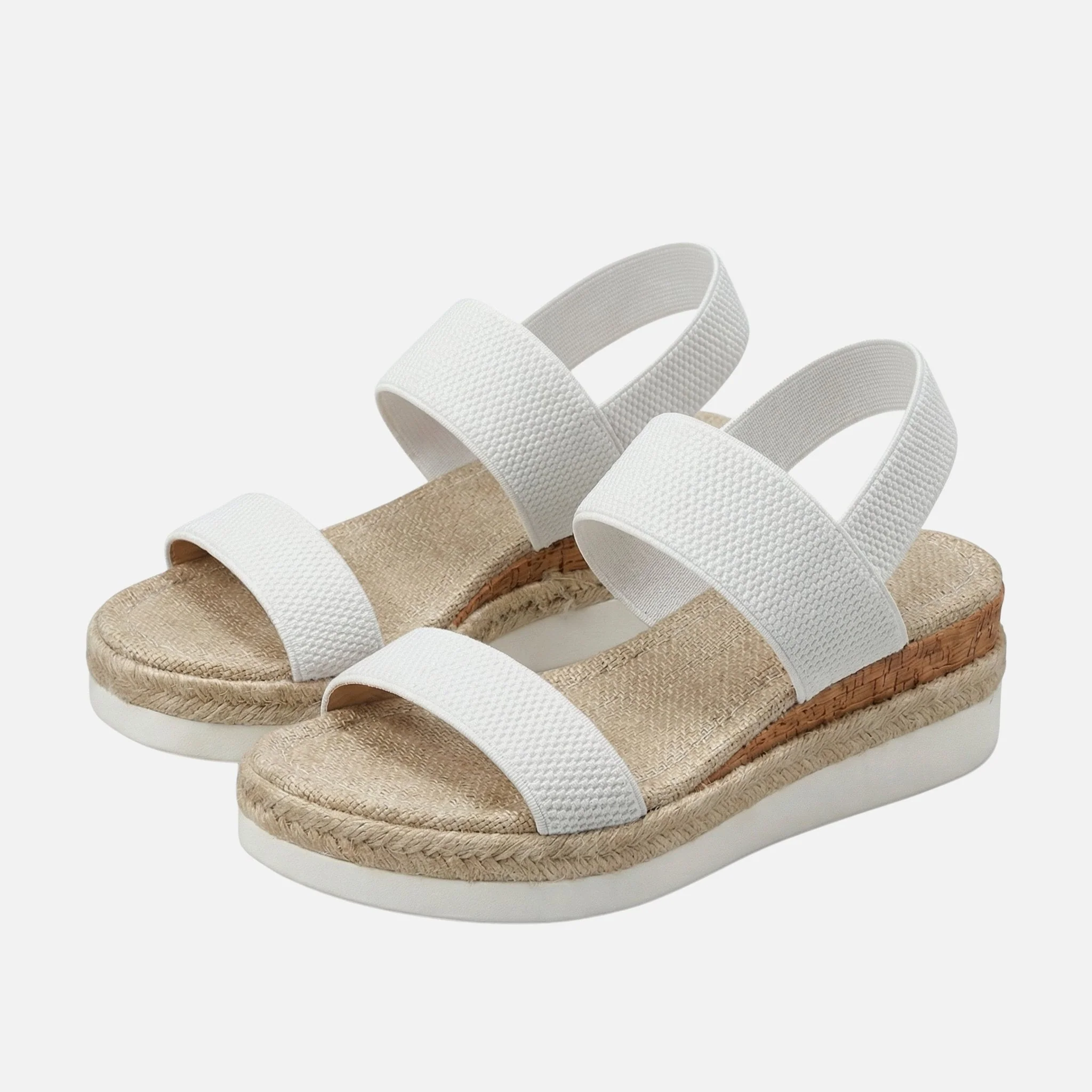 Dagmar | Damen Jute Plateausandalen Espadrille-Stil – Jute Plateau Espadrilles - Image 7
