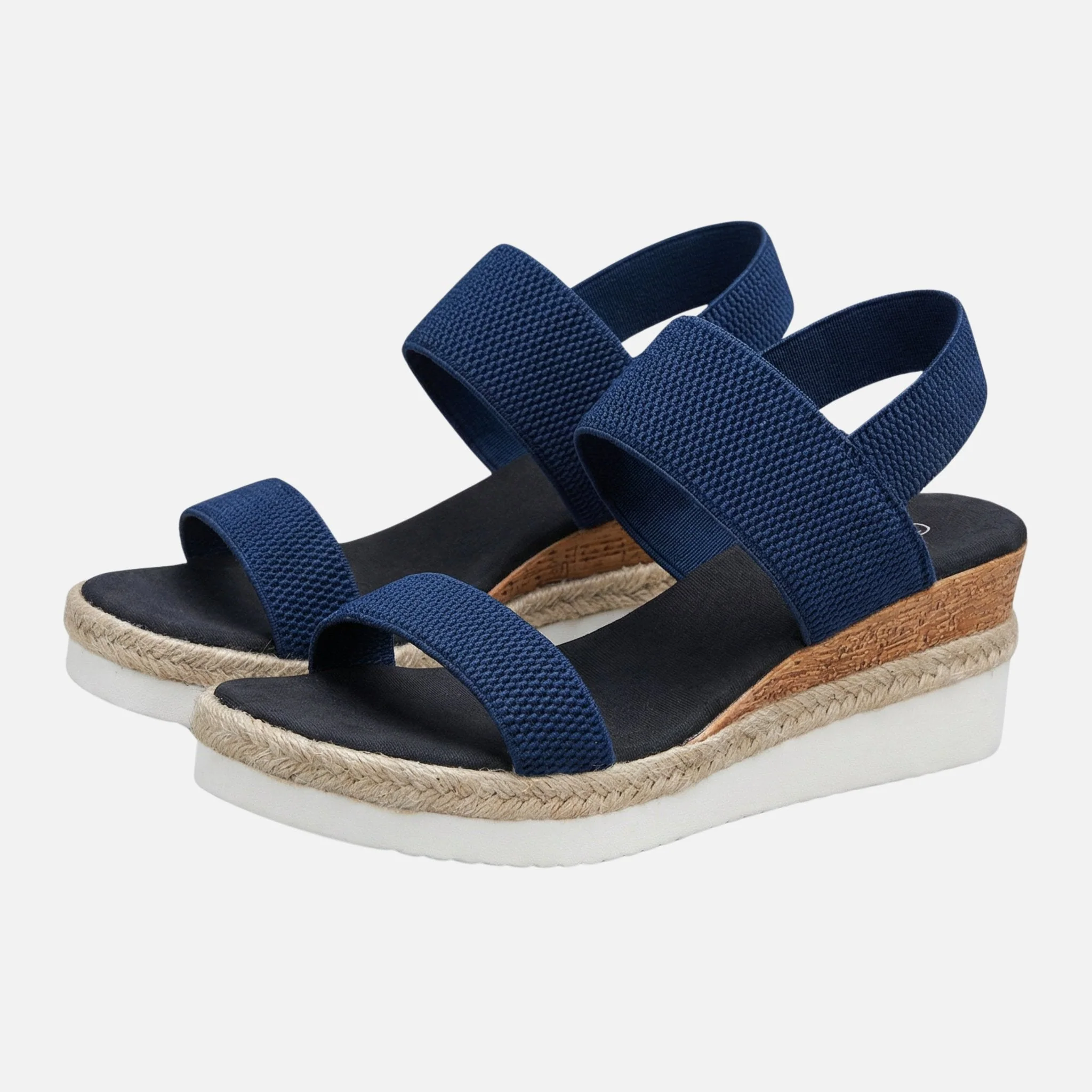 Dagmar | Damen Jute Plateausandalen Espadrille-Stil – Jute Plateau Espadrilles - Image 9