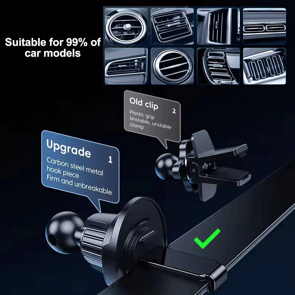 Kabelloses Autoladegerät mit Handyhalterung - Image 4
