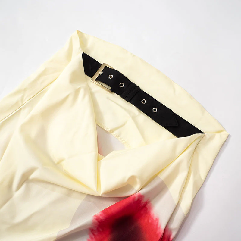 Kaeli | Bandeau-Maxikleid Mit Wasserfallrücken - Image 6