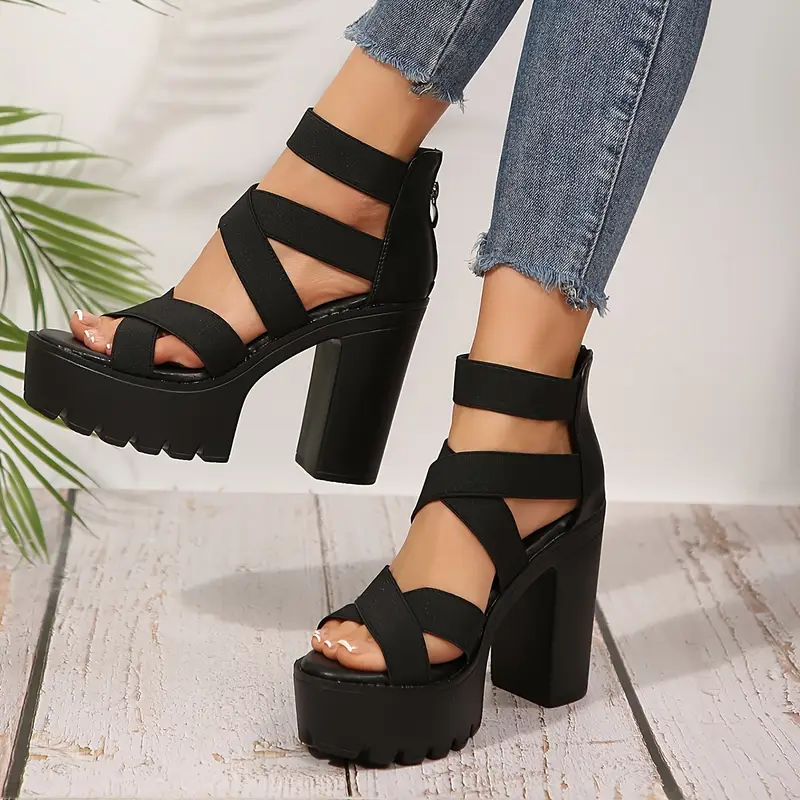 Kaevia – Plateau-Sandalen mit Blockabsatz - Image 2