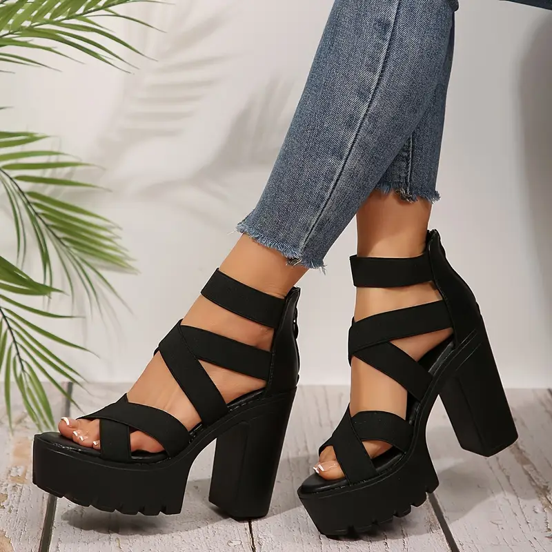 Kaevia – Plateau-Sandalen mit Blockabsatz - Image 3