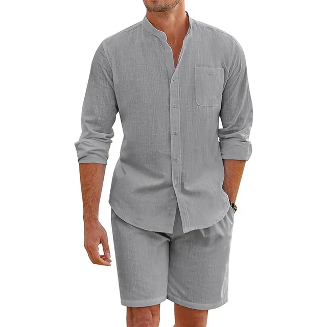 Kai - Freizeithemd und Shorts Set für Herren - Image 3