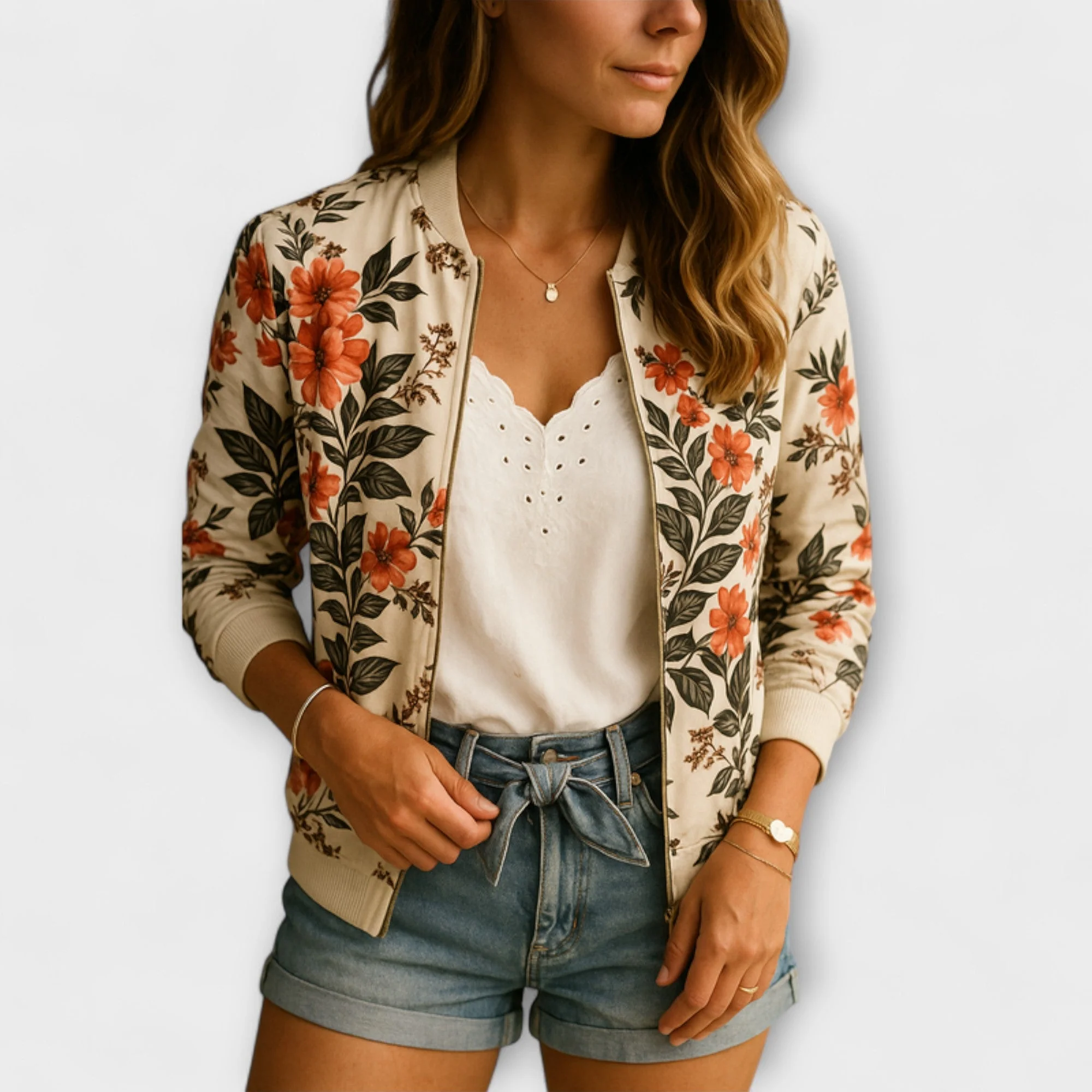 Kalira – Bomberjacke mit Blumenmuster - Image 5