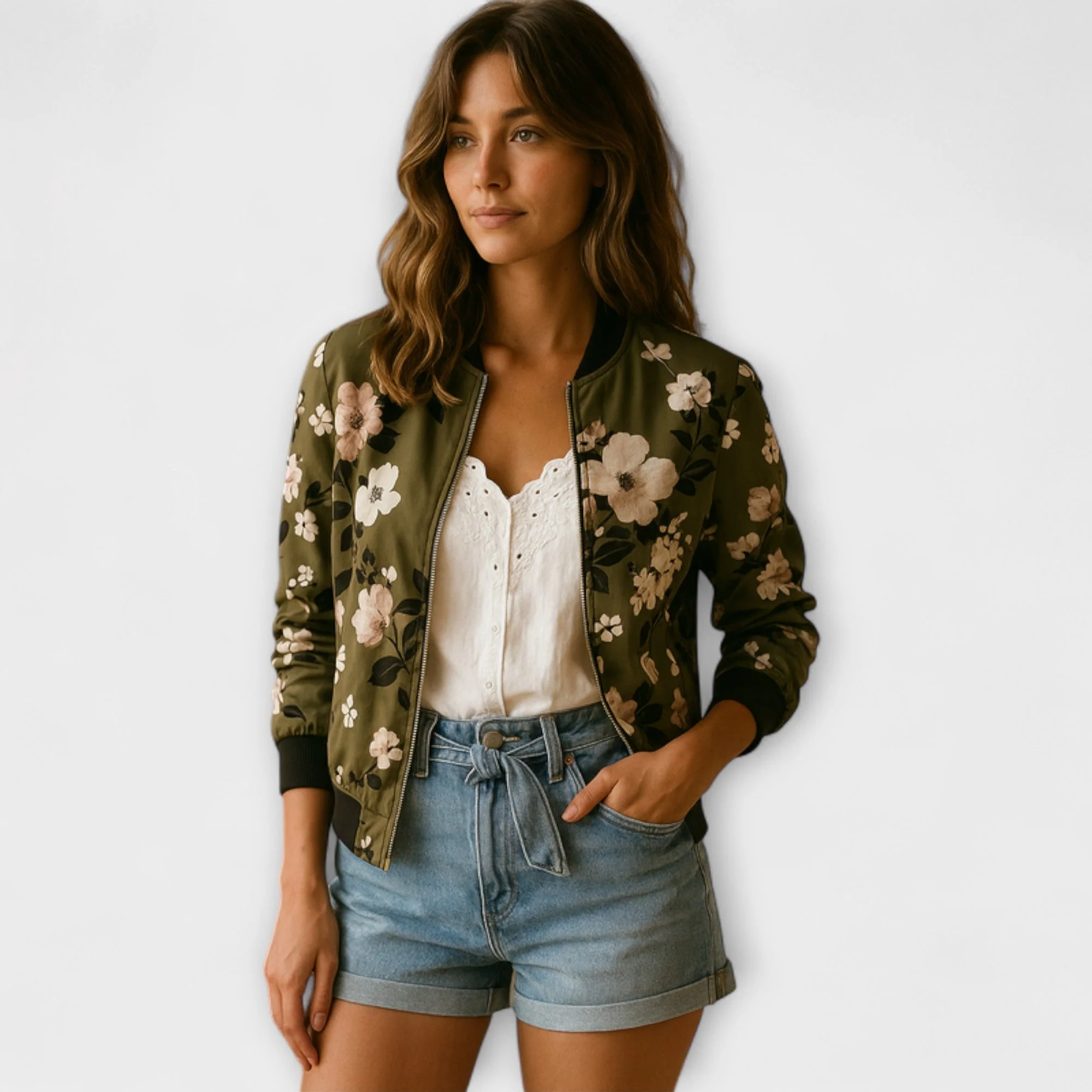 Kalira – Bomberjacke mit Blumenmuster - Image 6