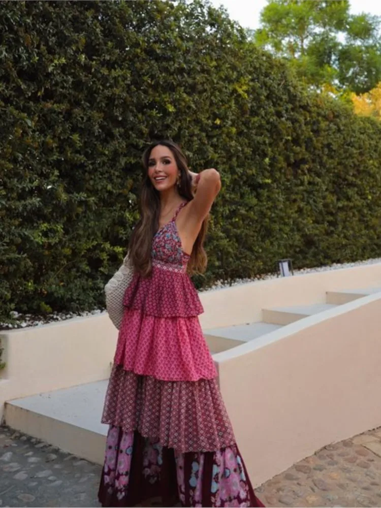 Kamari – Bohemian Patchwork Maxikleid - Image 4