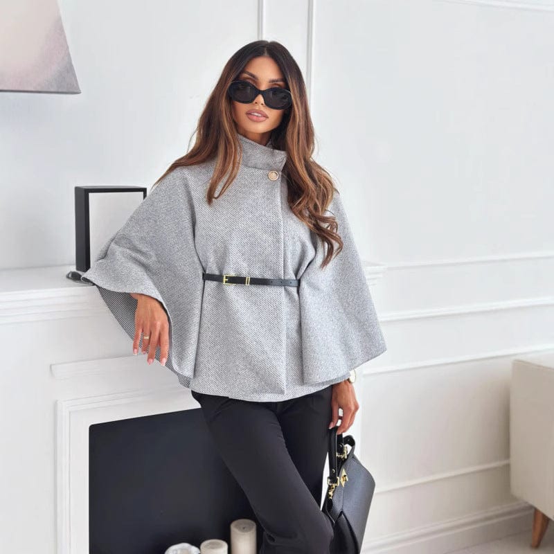 Kamila | Elegantes Wollcape für Frauen Übergang - Image 6