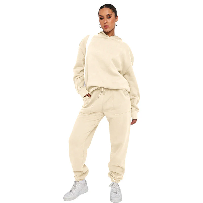 Kapuzenpulli- und Jogger-Set in Übergröße für Damen - Image 5