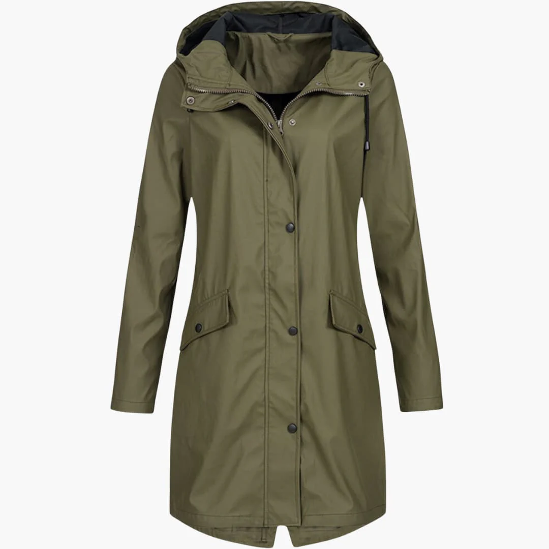 Kapuzierter Parka mit Taschen für Damen - Image 2
