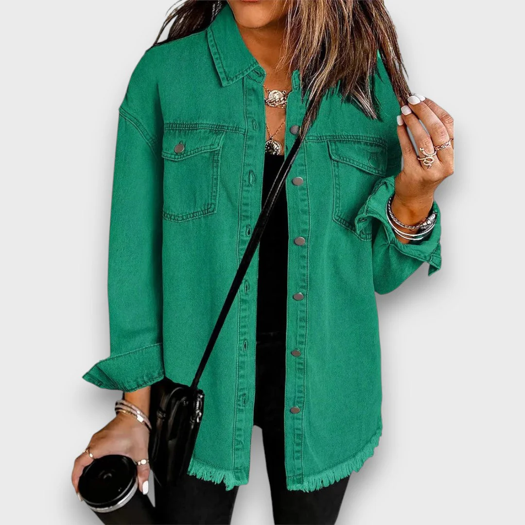 Karela – Klassische Jeansjacke - Image 14