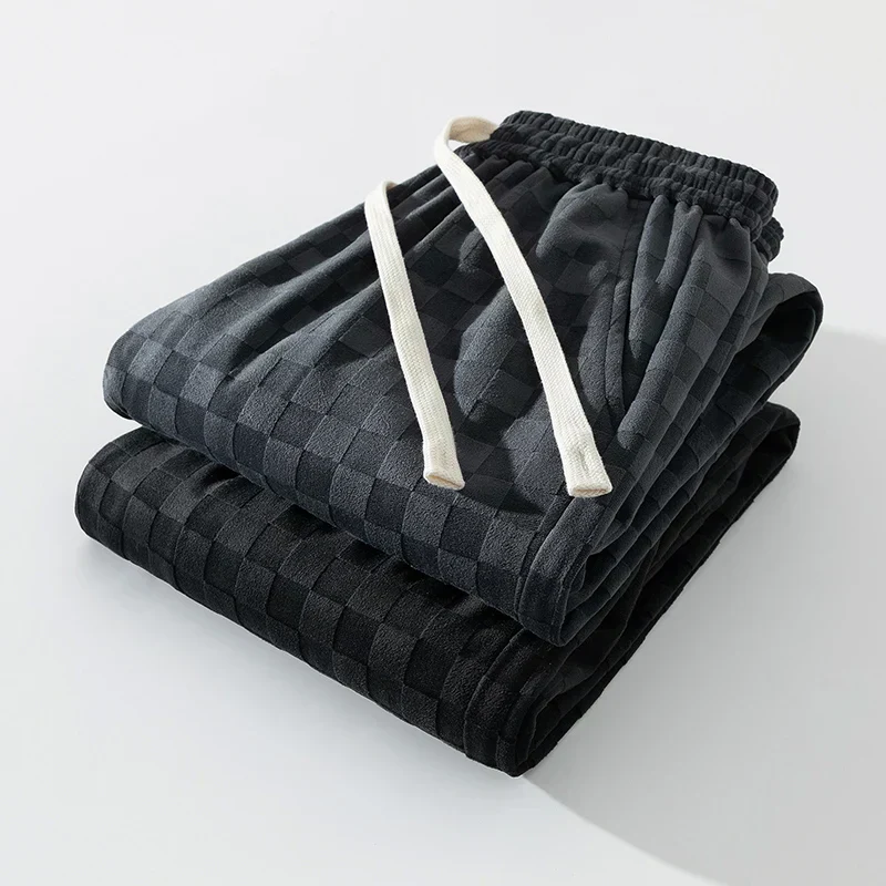 Karierte Cord-Sweatpants für Herren - Image 11